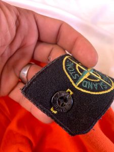 Stone Island Orange Sweatshirt