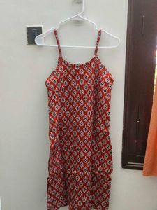 Red Print kurti