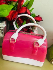 Pink Jelly Dome Bag
