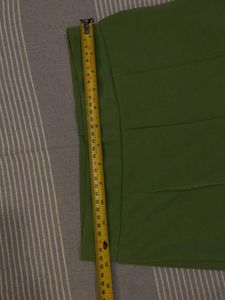 Green Flared Leggings