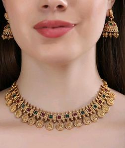 Traditional Gold Plated Necklace Set