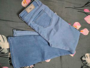 Flared Light Wash Jeans - never worn