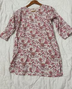 Floral Print Kurta