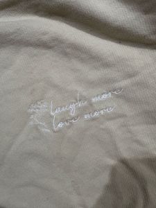 Beige Graphic Sweatshirt