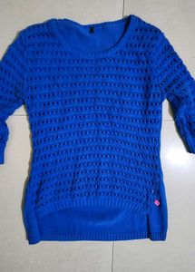 Benetton Royal Blue 💙 Knitted Pullover