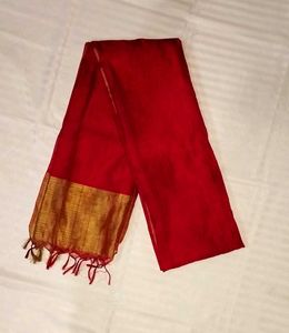 BANARASI BORDER DUPATTA (RED)