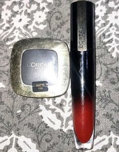 Lipstick And Smoky Eyeshadow