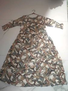 Paisley Print Midi Dress