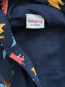 Cute Dino Print Overalls rompers