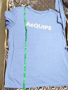 Lavender Colour Full Sleeve T-shirt For Men