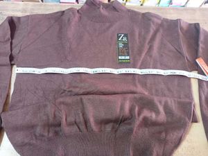 Brown Turtleneck Sweater