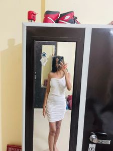 White Bodycon Mini Dress