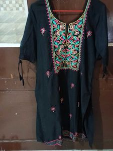 Black Colour Kurta..