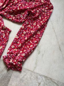 Floral Cutout Maxi Dress