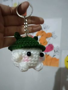 Crochet Frog Keychain