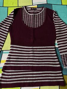 Striped Knit Sweater