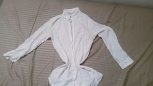 white linen shirt