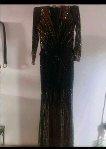 Sequin Embellished Party Gown