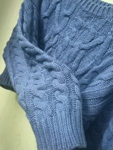 Sky Blue Knitting Sweater