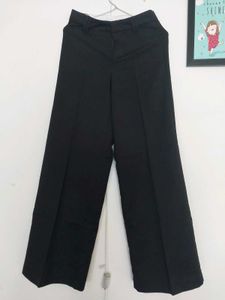 H&amp;M Black Wide Leg Trousers