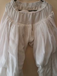 White Sequence Work Suit