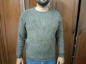 Stylish Grey Knit Sweater