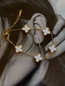 White Clover Bracelet Anti-tarnish
