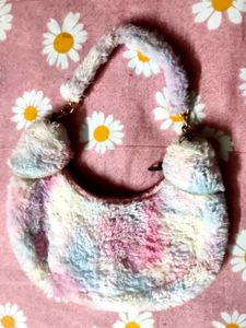 Fuzzy Pastel Handbag