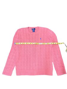 Ralph Lauren Pink Cable Knit Sweater