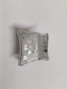 Silver Floral Hair Clip