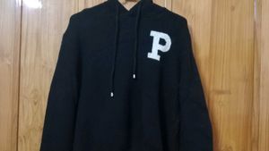 Black &#39;P&#39; Hoodie
