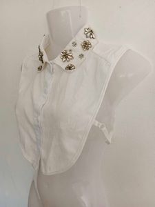 Embellished Collar Top