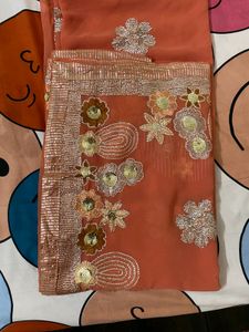 brandnew saree with full work