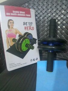 Double Wheel AB Roller Exercise