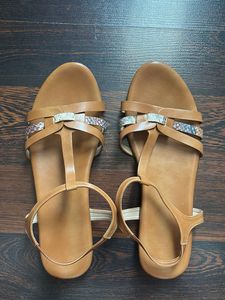 Tan Slingback Sandals (UK 7.5)