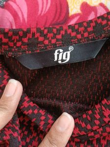 💥Patterned Burgundy Top💥