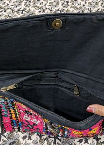 Pink Ethnic Sling Bag
