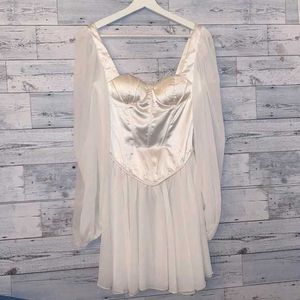 White Corset Dress