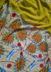 New Vibrant Georgette Saree🍋‍🟩