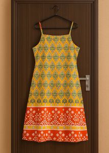 SheIn Printed Midi Dress