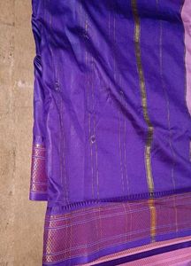 Silk Elegant Purple  Saree