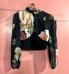 Brand New Floral Print Top