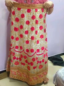 Lehenga Ready To Wear With Unstitched Blouse Mater