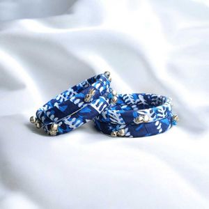 Handmade fabrics bangles..