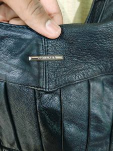 Black Leather Shoulder Bag