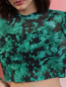 Tie-dye Long Sleeve Top