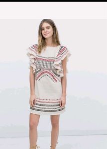 Boho Zara Embroidered Dress