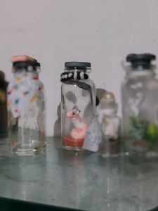 Miniature Bottels Clay Art (homemade) ⭐