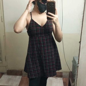 Plaid Mini Dress