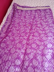 Preety Purple Saree With Border